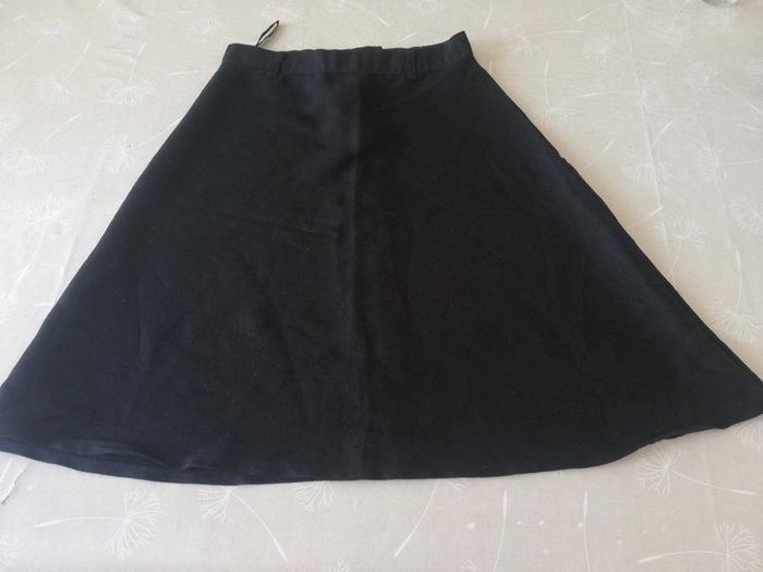 Jupe trapèze noir taille 36
