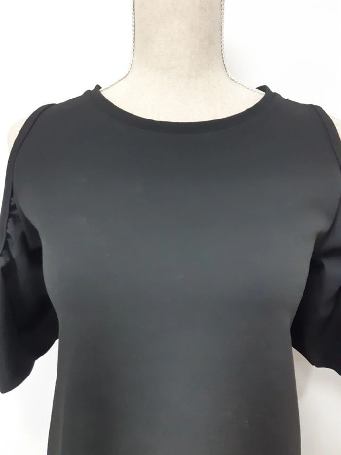 Robe noire épaules dénudées Astrid Black Label T34 - photo numéro 2