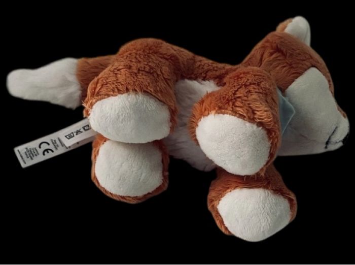 ❤️B5668 Doudou Peluche Renard Orange Les Amis Kaloo Bandana Bleu - photo numéro 4