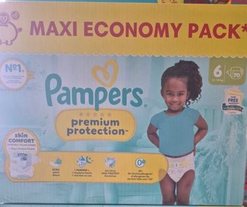 1 carton de couches Pampers taille 6
