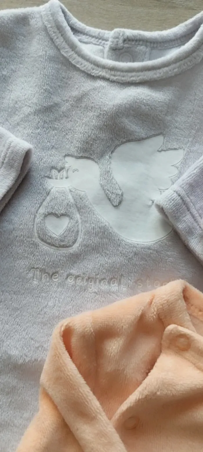 Lot de 3 pyjama bébé fille TEX 3 mois - photo numéro 4