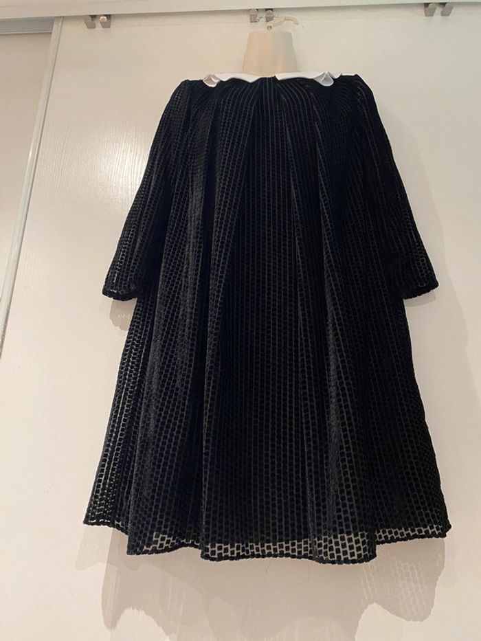 Claudie Pierlot, robe noire blanche plumetis chic - photo numéro 6