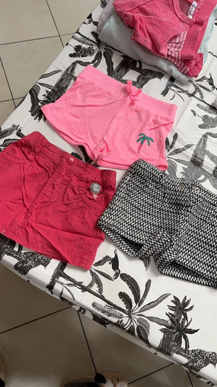 Lot de 2 short et 1 jupe 12 mois