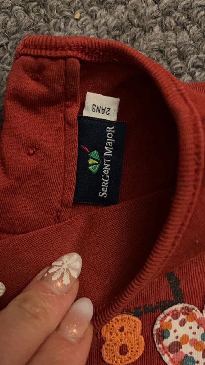 Haut bébé fille sergent major - photo numéro 3