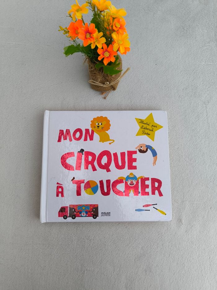 Livre Mon cirque à toucher Milan