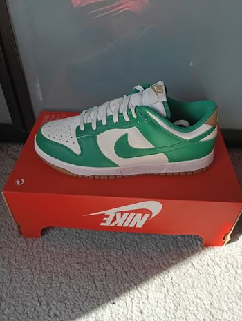 Dunk Nike verte et blanche