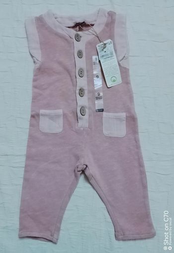 Kiabi salopette combinaison 9 mois bio