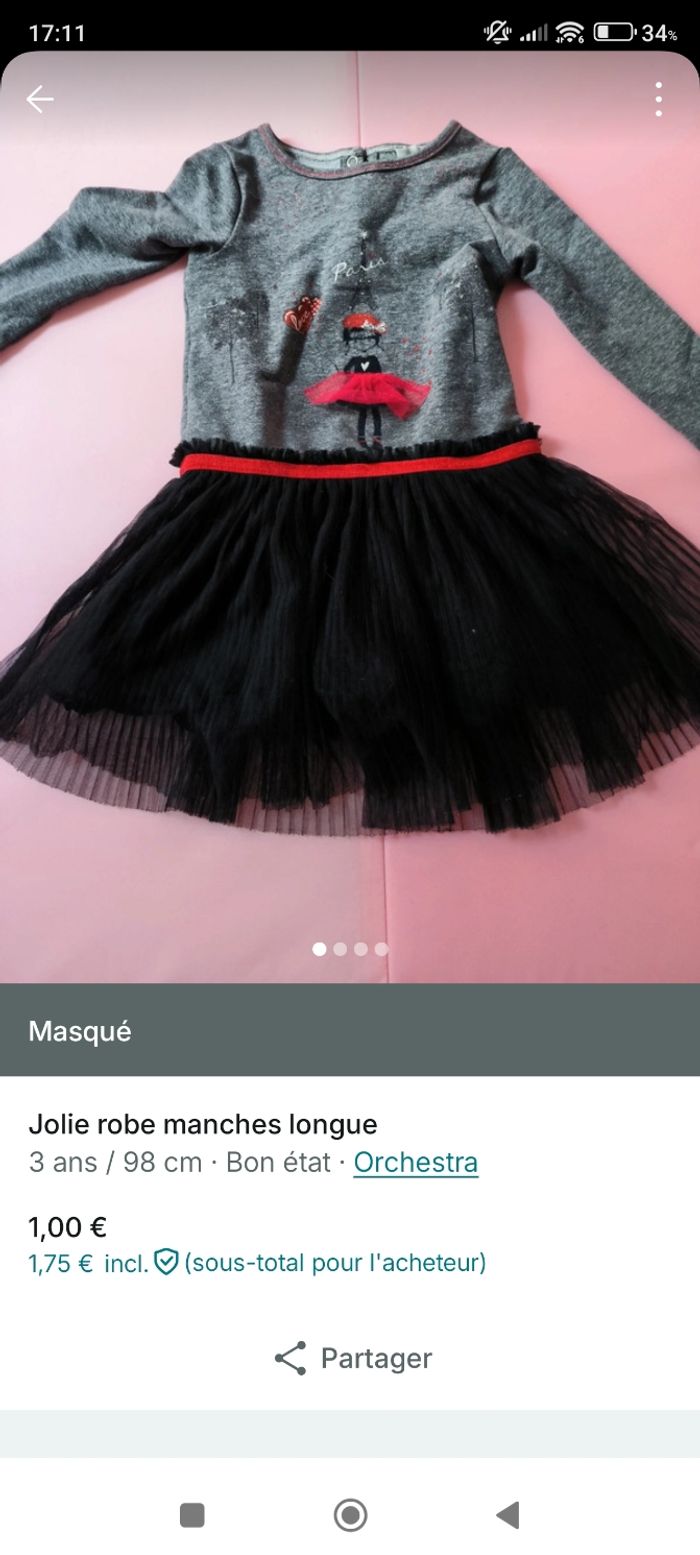 Lot de vêtements fille 3 ans - photo numéro 2