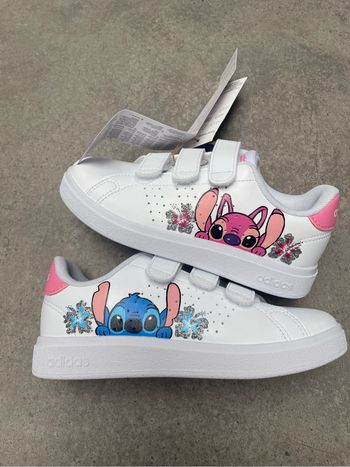 Basket adidas stitch rose