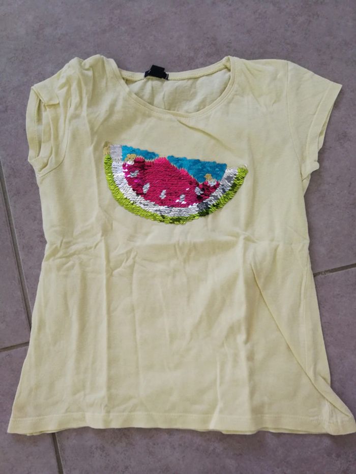 Tee shirt manches courtes fille - photo numéro 3