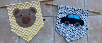 Fanions décoratifs pour chambre d’enfants faits main