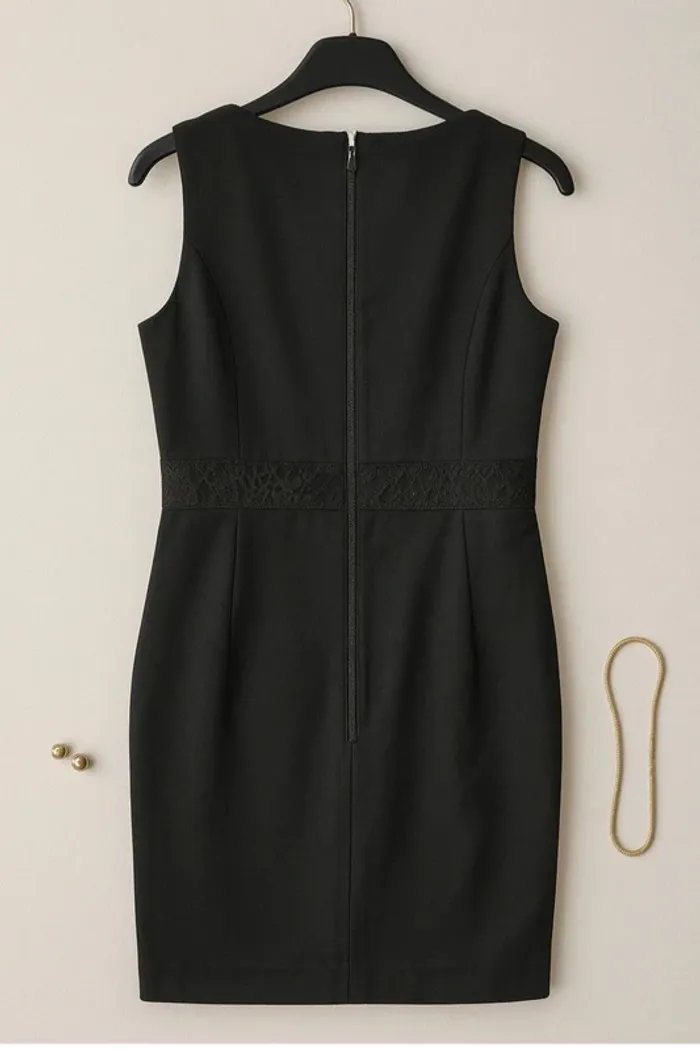 Robe noire élégante femme M – Marque ONLY U – soirée/cocktail - photo numéro 2