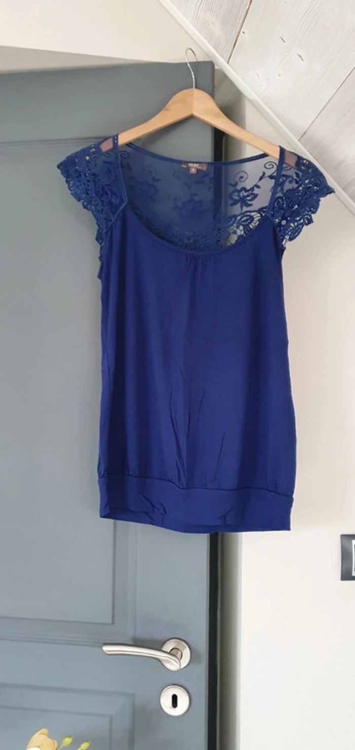 Top dentelle Grain de malice - taille S - photo numéro 2
