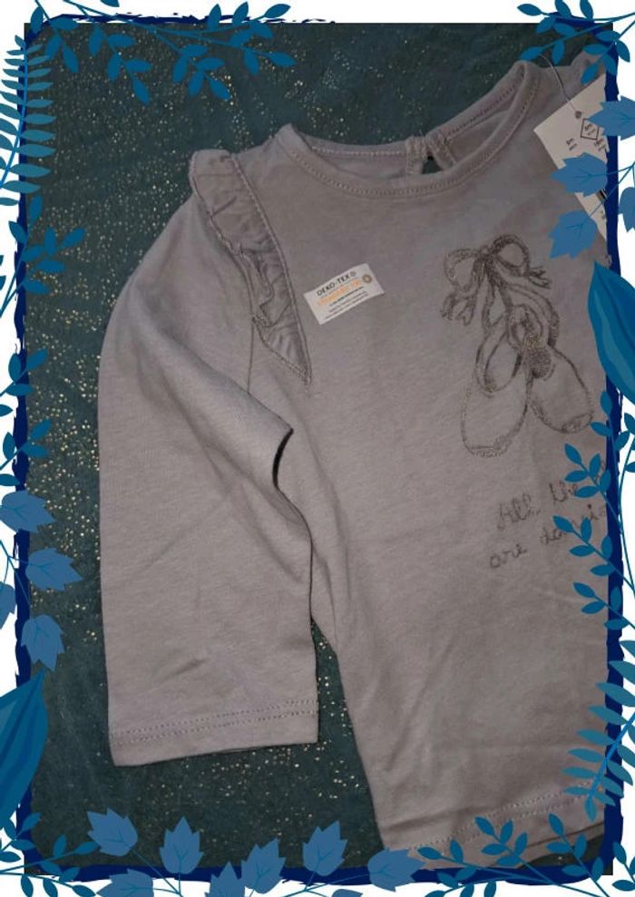 Tshirt manche longue 6 mois - photo numéro 3