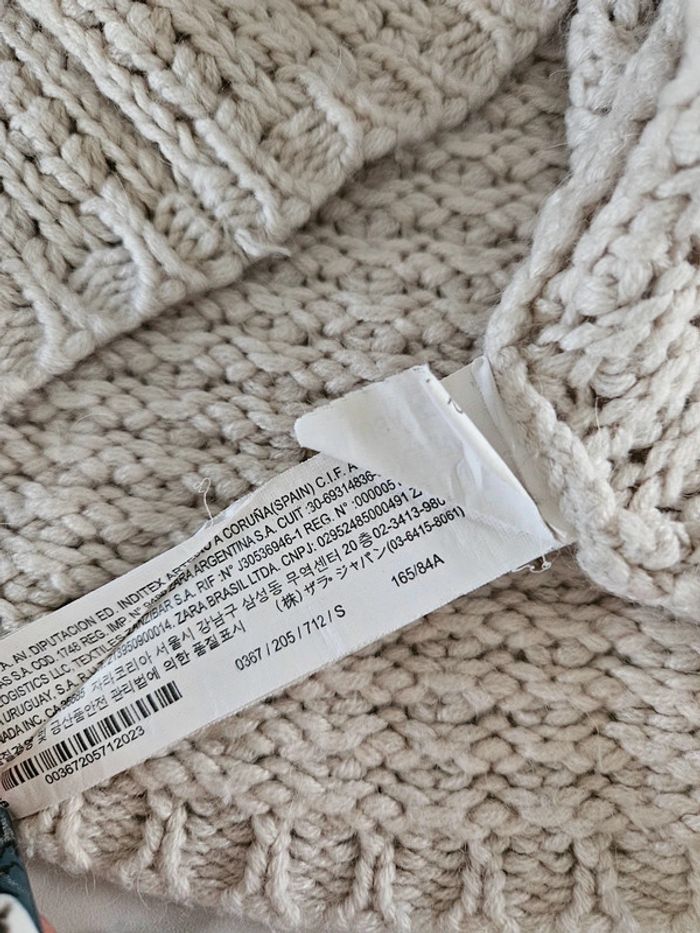 Zara pull beige taille S - photo numéro 8