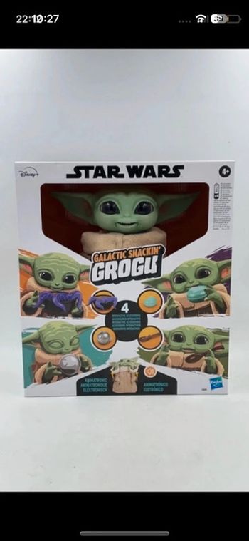 Figurine électronique Star Wars Galactic Snackin Grogu 23 cm Hasbro