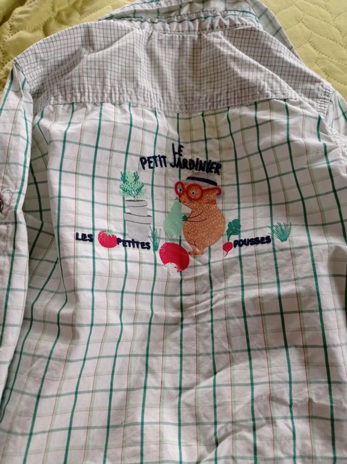 Chemise sgm jardinier 18 mois - photo numéro 3