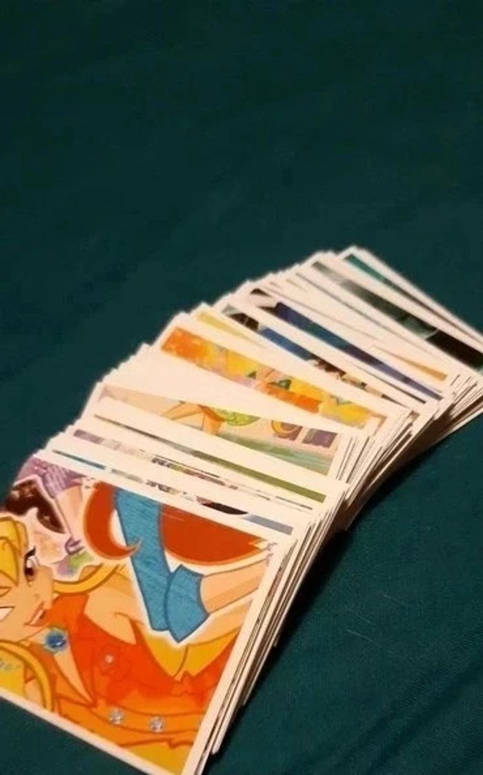 Lot de 10 images panini Winx - Nouvelles Magies Scintillantes