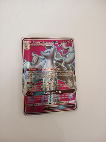 Carte pokémon Feunard d'alola