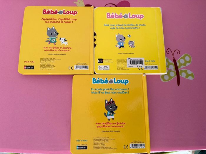 Lot Livres bébé loup - photo numéro 2