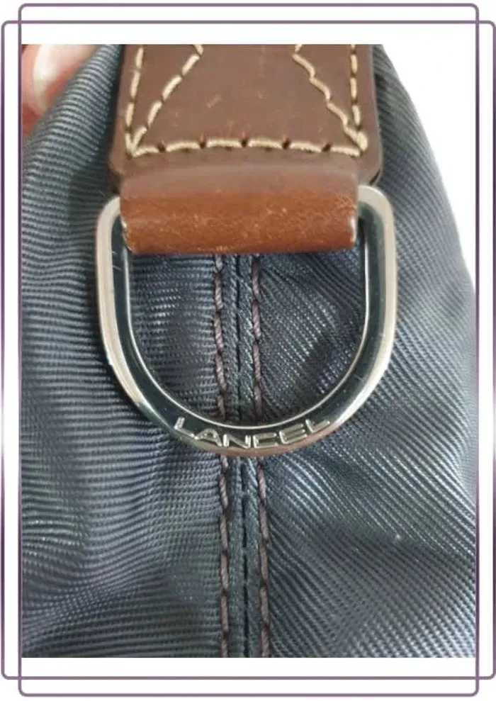 Sac porté épaule Lancel vintage, bon état, 33x20cm - photo numéro 7