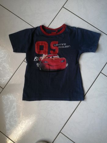 Tee shirt manche courte cars 8A