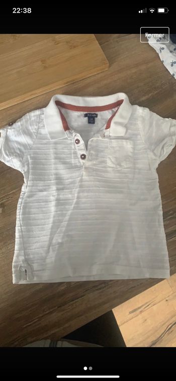 Polo blanc