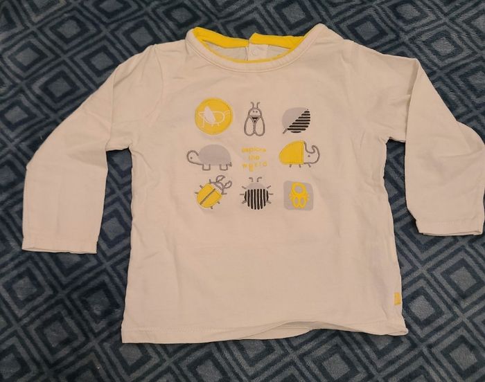 T-shirt obaibi neuf 18mois