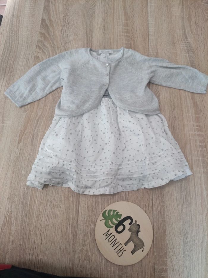 Robe et Boléro taille 6 mois - photo numéro 2