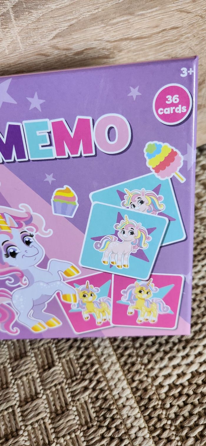 Mémo Licorne 3ans rose - photo numéro 3