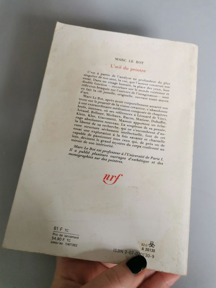 L’œil du peintre, livre de Marc Le Bot - photo numéro 3