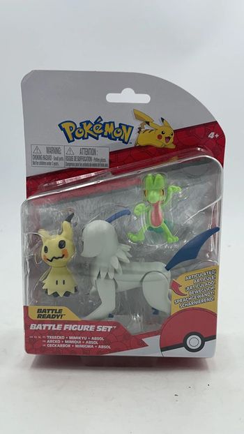 Coffret 3 figurines Pokémon Battle Figure Set Arcko, Mimiqui, Absol neuf