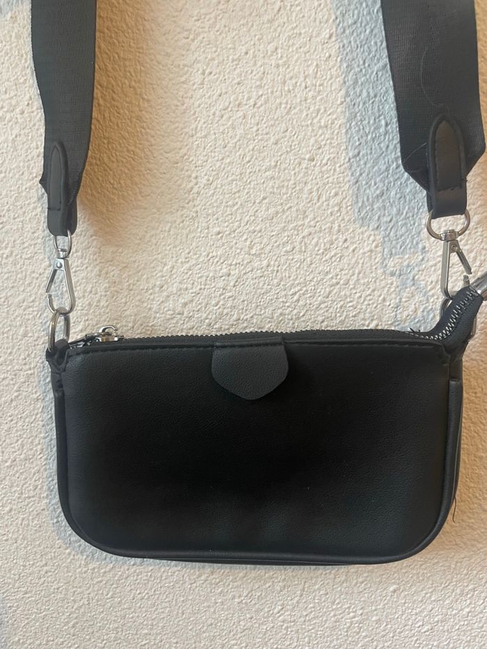 Petit sac bandoulière noir femme - photo numéro 6