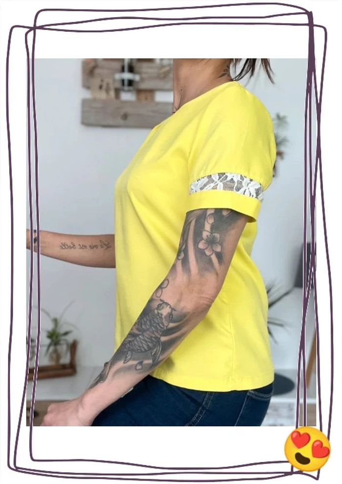 Blouse manches courtes taille M - Cherry koko - photo numéro 4