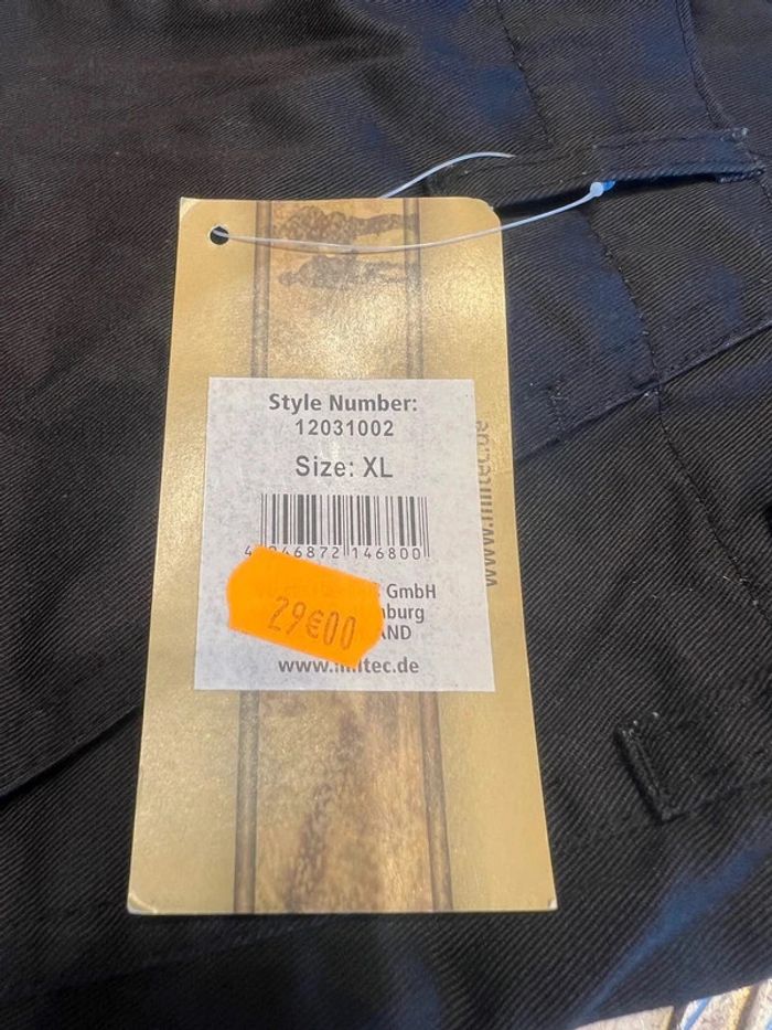 pantalon enfant garcon type bdu noir mil-tec taille xl neuf - photo numéro 6