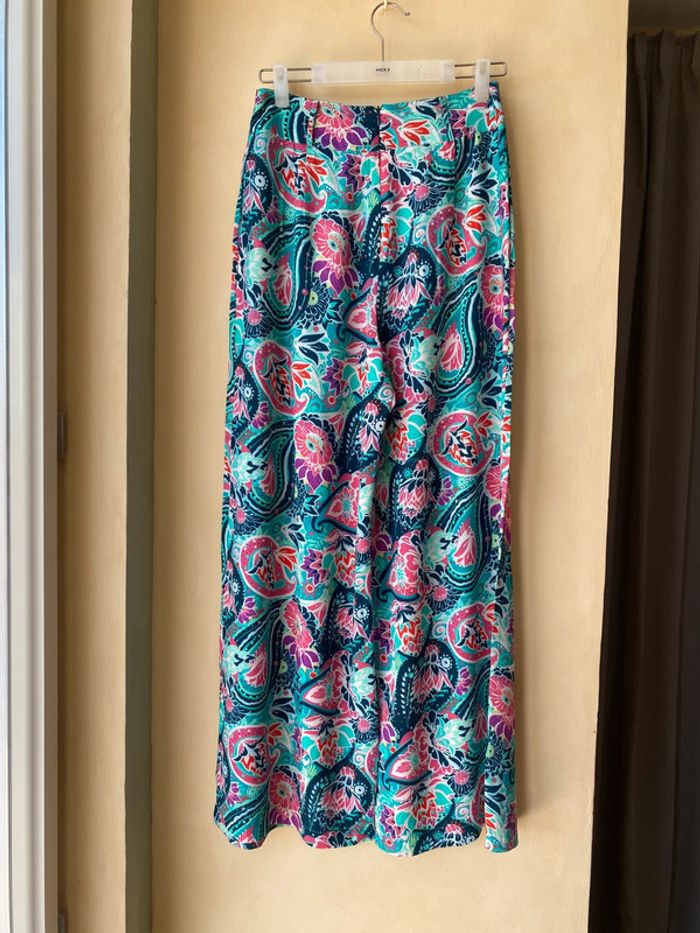 Pantalon jambes larges à motifs Banditas S - photo numéro 3