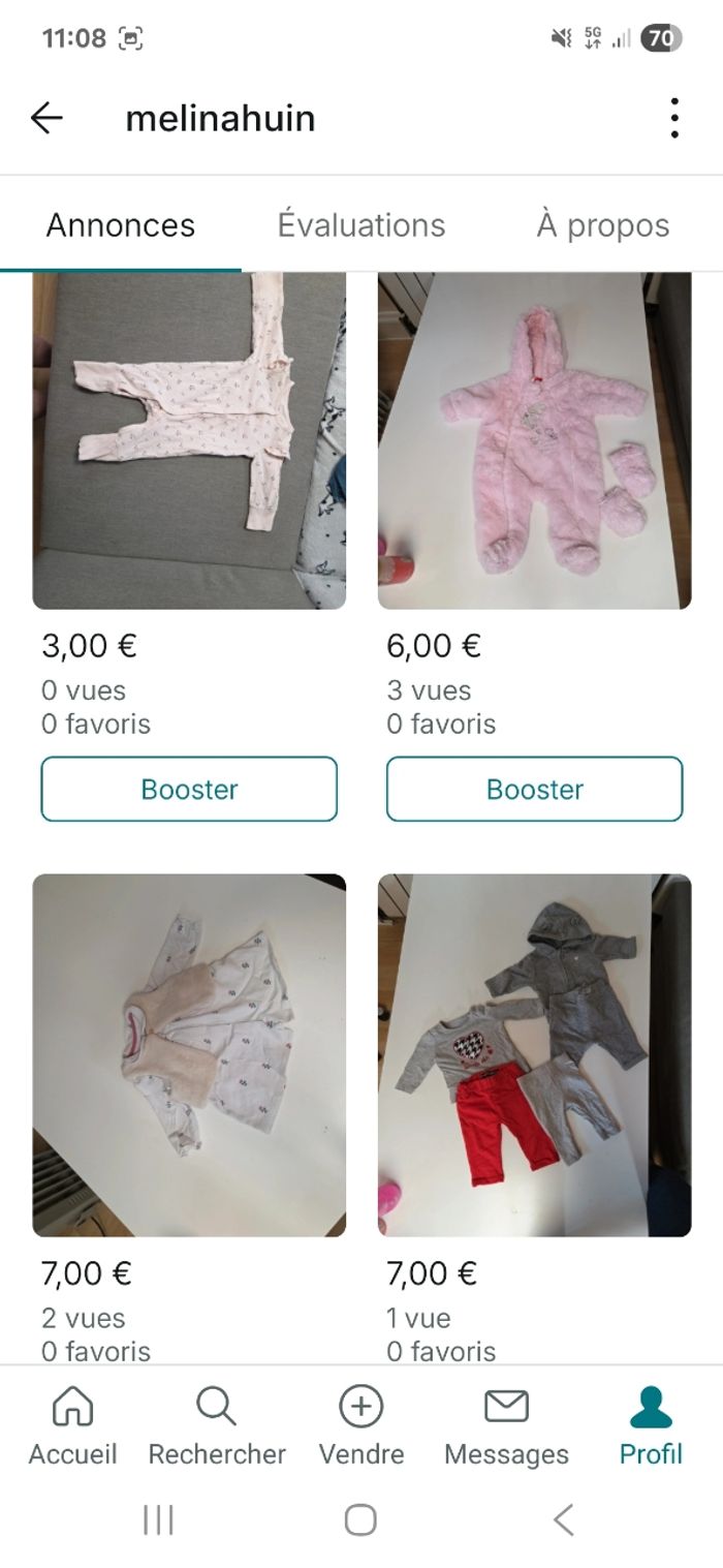 Gros lot 1 a 6 mois - photo numéro 6
