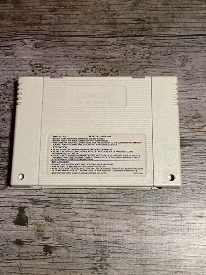 Soccer Shootout Jeu Super Nintendo Loose PAL - photo numéro 2