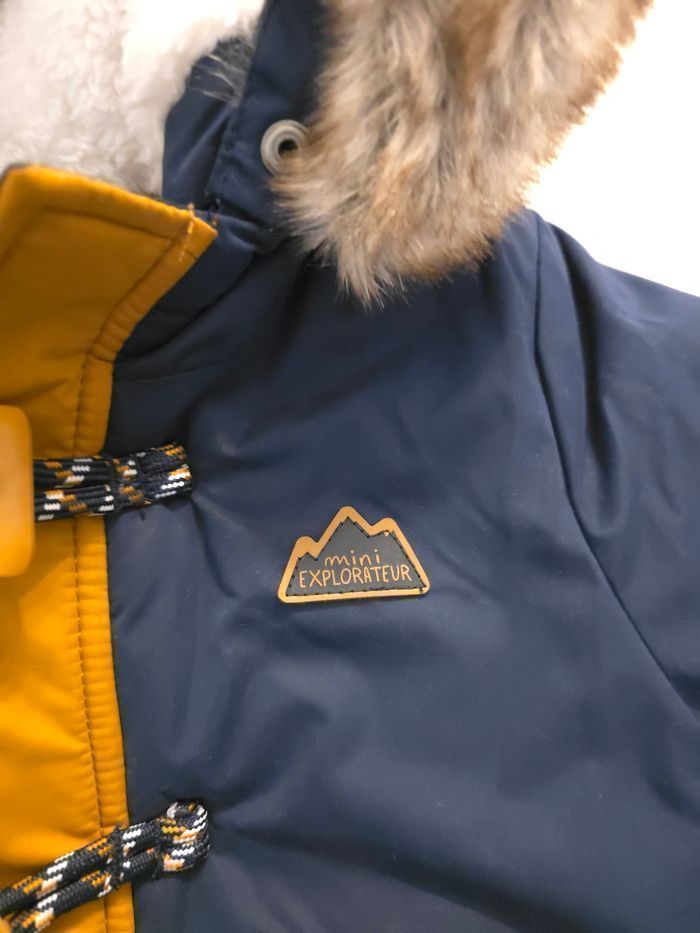 NEUF!!! (non porté)😍🤩💙👌 superbe PARKA chaud 23 mois (86cm) automne/hiver garçon 💙💙🤩😍👌 - photo numéro 7