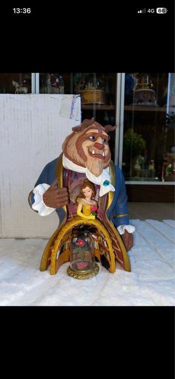 Figurine disney traditions showcase enesco hamilton beauty and the beast belle et la bete