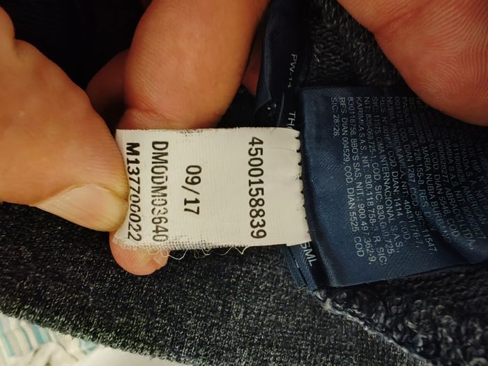 Pull Tommy Jeans vintage (2017), L, bleu chiné. - photo numéro 6