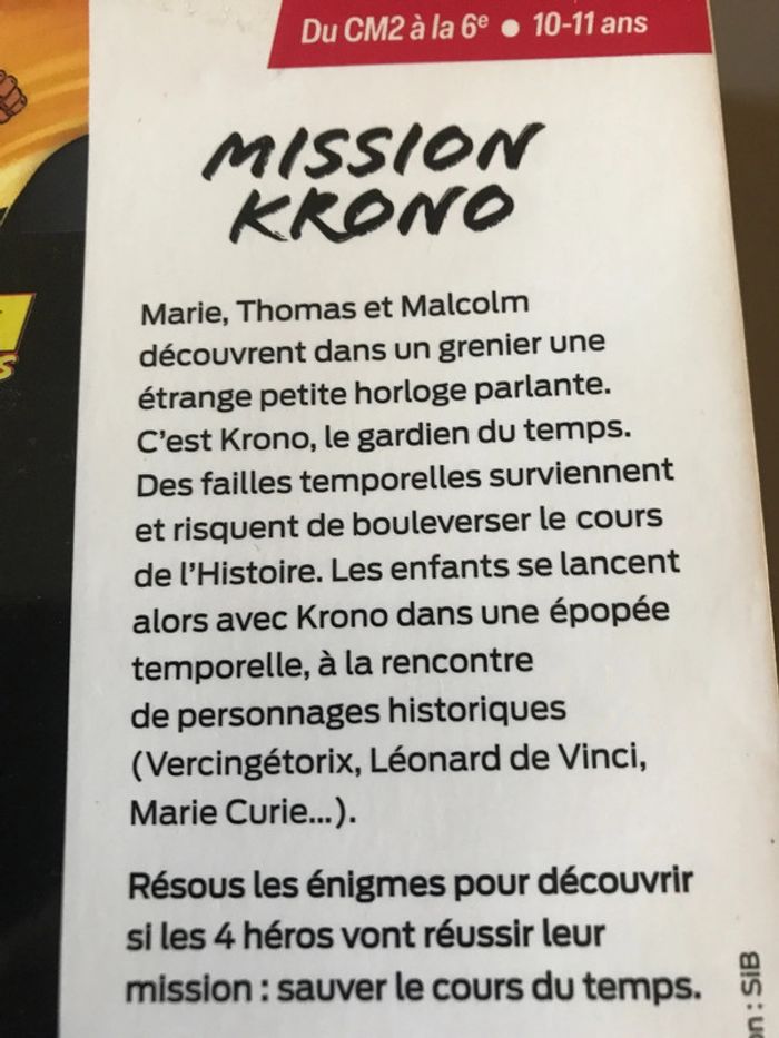 Manga Mission chrono - photo numéro 4