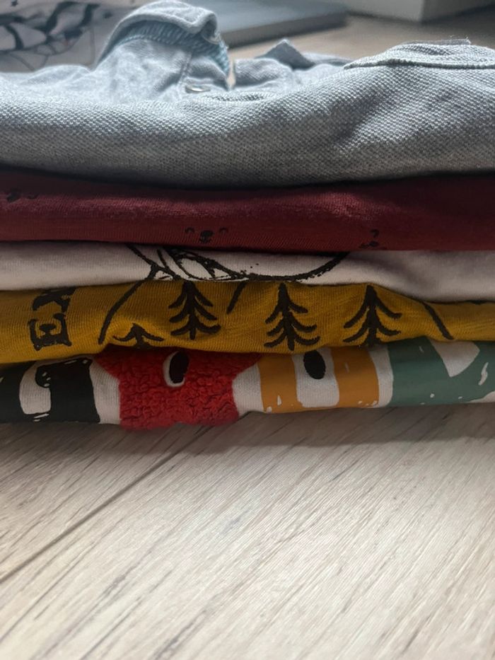 5 hauts manches longues 9 mois