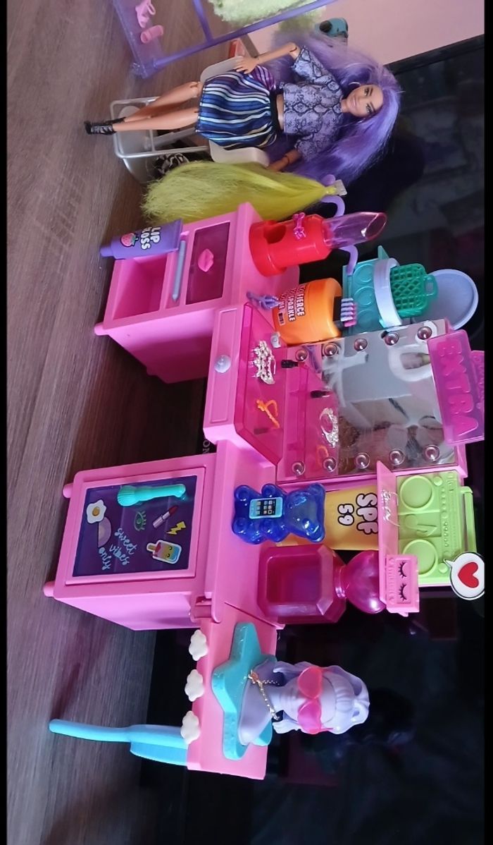 Coiffeuse barbie extra