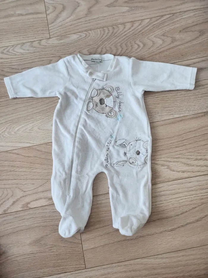 Pyjama en coton 0-3 mois