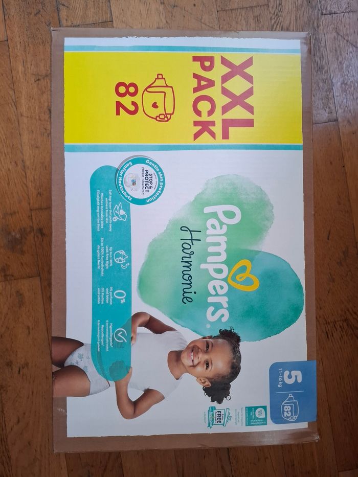 82 couches pampers Harmonie taille 5 - photo numéro 4