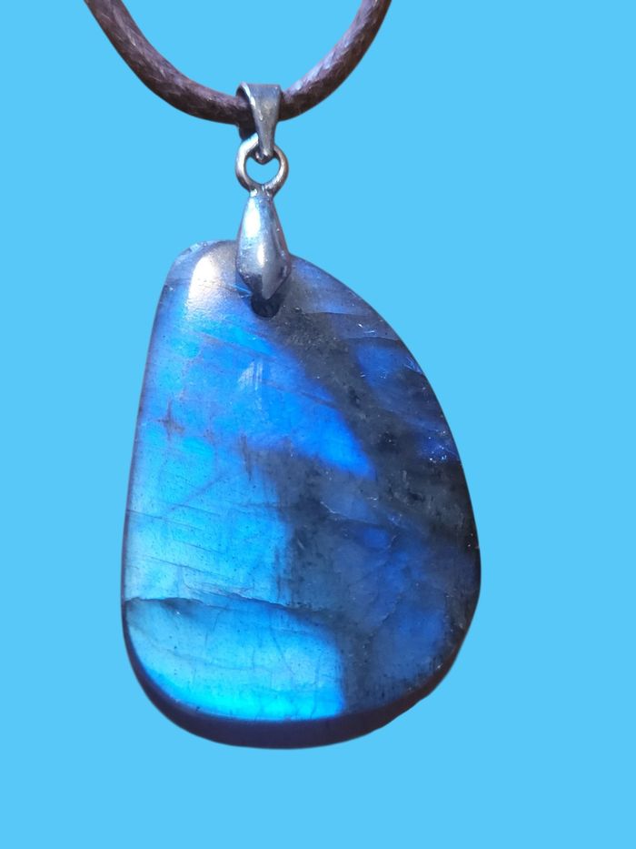 Pendentif labradorite forme goute - photo numéro 4