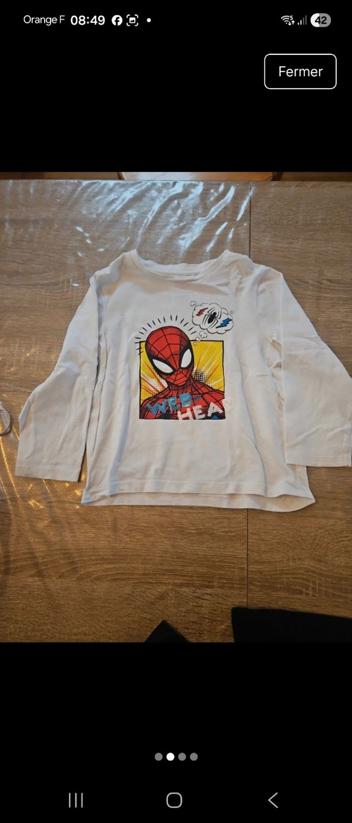 Lot tee shirts manche longue 4 ans - photo numéro 2