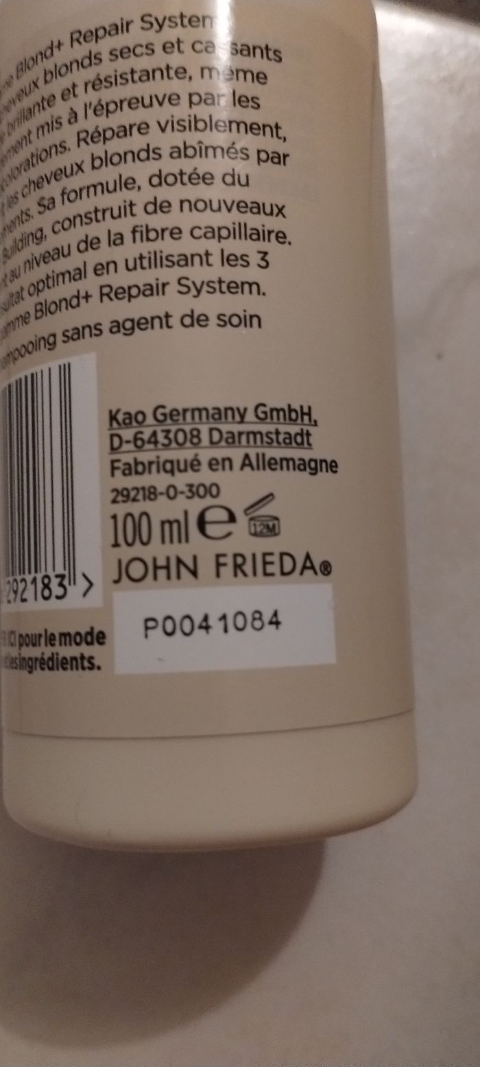 Traitement pré-shampoing blond + - photo numéro 3