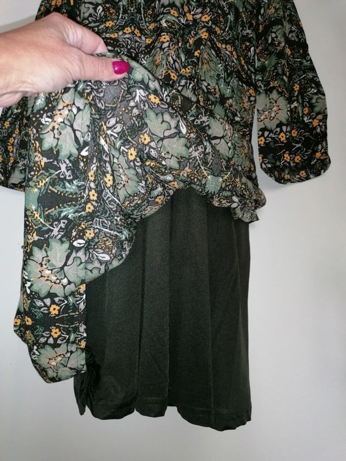 Robe kaki fleuri 42 - photo numéro 8
